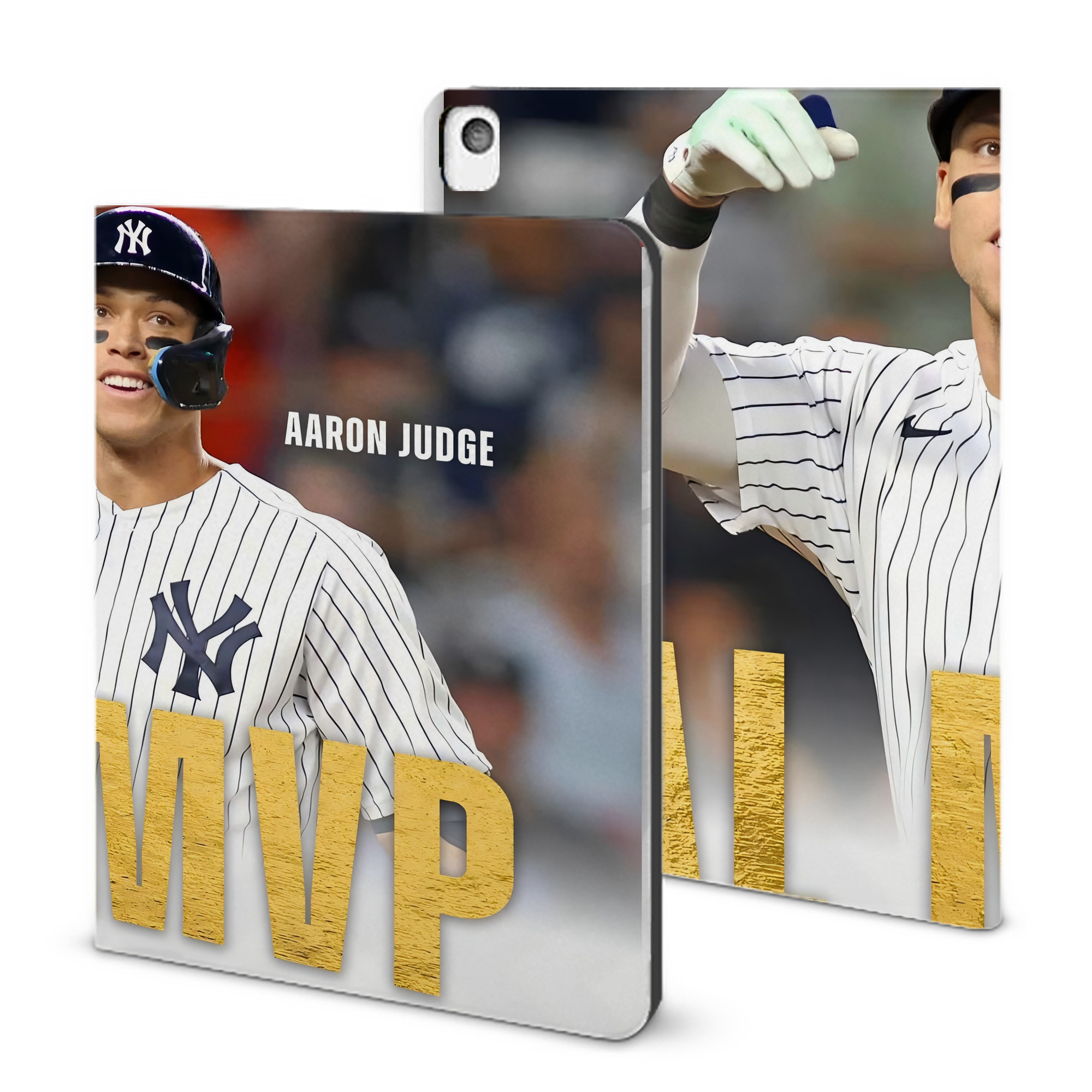 Aaron Judge MVP IPad Book-Style Case With Pencil Slot – Slim PU & TPU Cover – Full Protection, Precise Fit, Water & Scratch Resistant